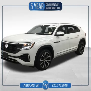 White 2024 Volkswagen Atlas Cross Sport 2.0T SEL Premium R-Line for sale in Abrams, WI