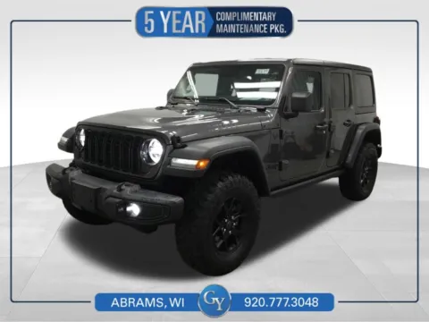 Gray 2025 Jeep Wrangler Willys for sale in Abrams, WI