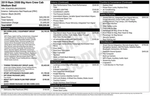 Photos of 2019 Ram 2500 Big Horn for sale in Abrams, WI at Gregg Young Abrams Chrysler Dodge Jeep Ram