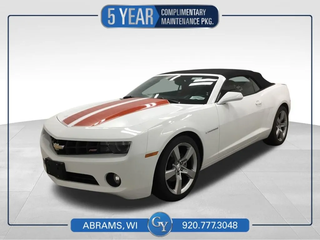 White 2011 Chevrolet Camaro 2LT for sale in Abrams, WI