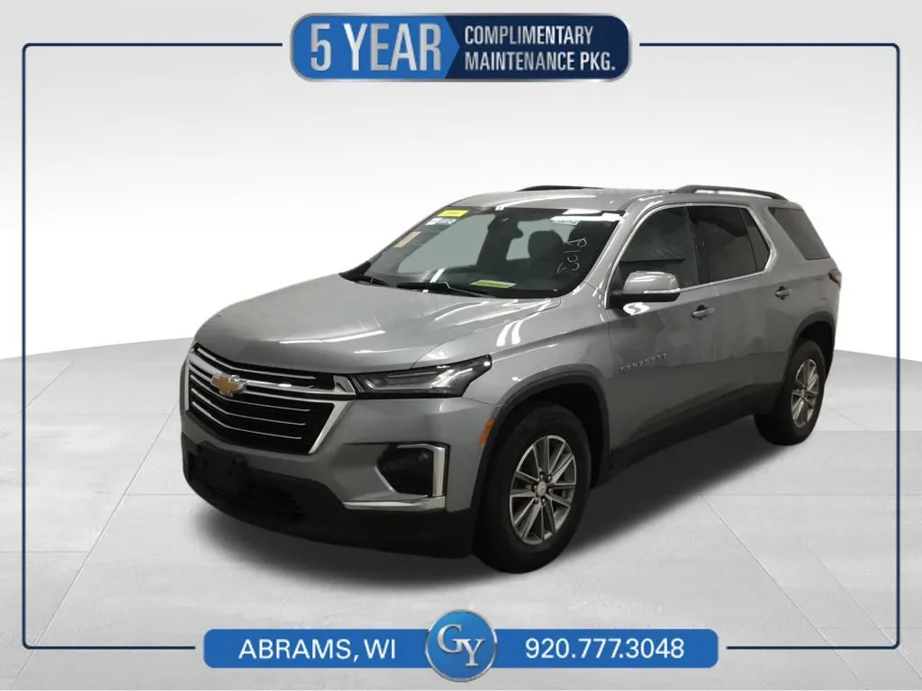 Gray 2023 Chevrolet Traverse LT for sale in Abrams, WI