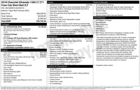 Photos of 2018 Chevrolet Silverado 1500 LT for sale in Abrams, WI at Gregg Young Abrams Chrysler Dodge Jeep Ram