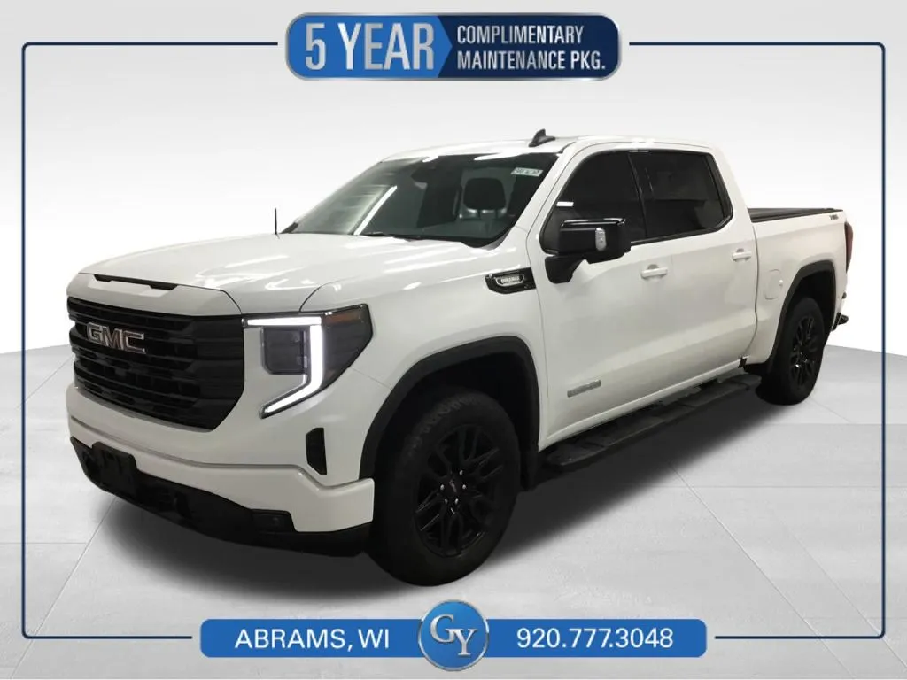 White 2022 GMC Sierra 1500 Elevation for sale in Abrams, WI