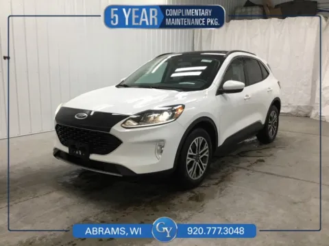 White 2020 Ford Escape SEL for sale in Abrams, WI