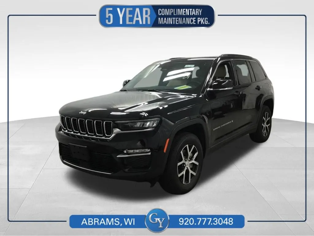 Black 2025 Jeep Grand Cherokee Limited for sale in Abrams, WI