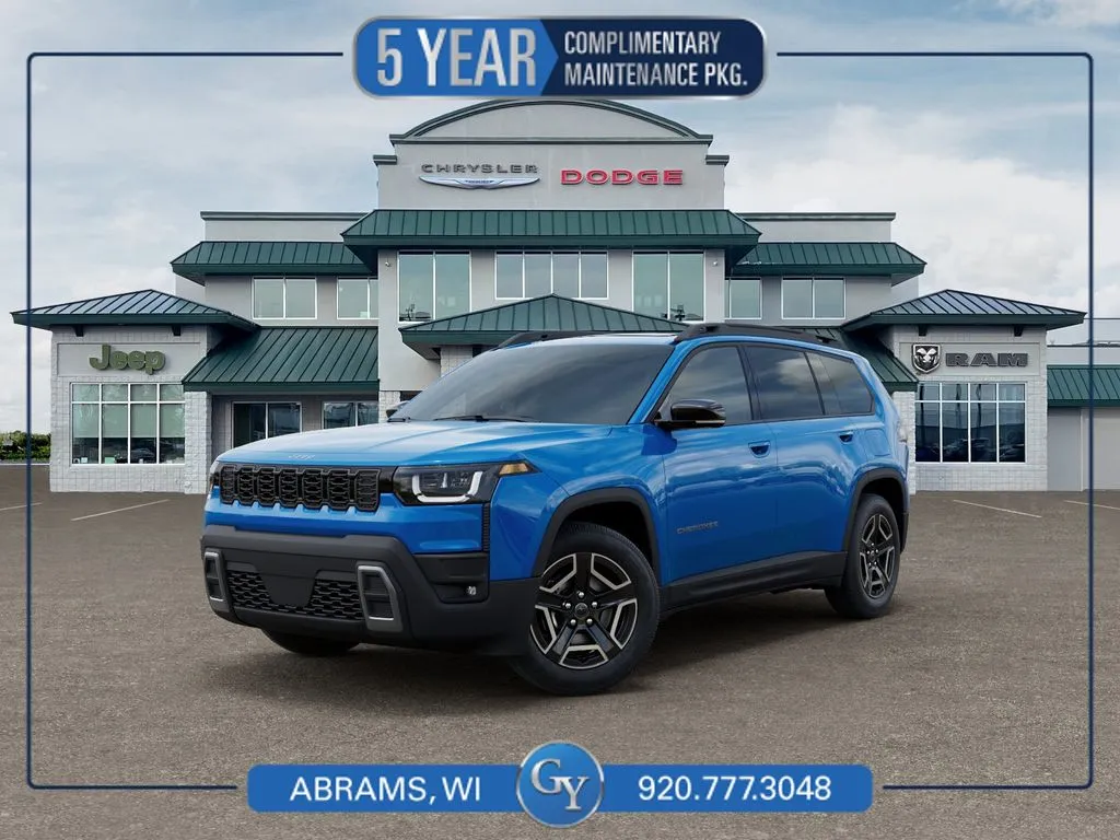 Blue 2026 Jeep Cherokee Limited for sale in Abrams, WI