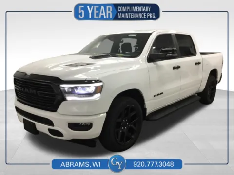 White 2023 Ram 1500 Laramie for sale in Abrams, WI