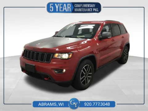 Red 2021 Jeep Grand Cherokee Trailhawk for sale in Abrams, WI