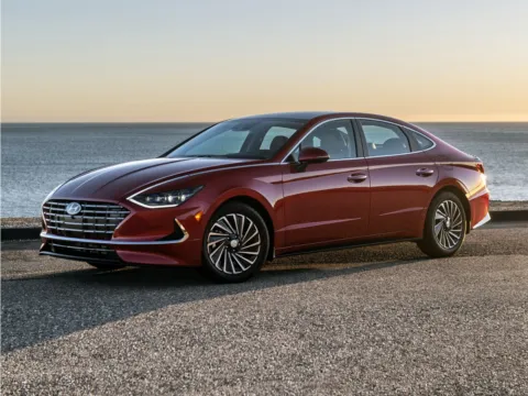 White 2023 Hyundai Sonata Hybrid Blue for sale in Abrams, WI