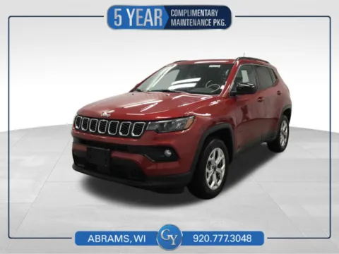 Red 2025 Jeep Compass Latitude for sale in Abrams, WI