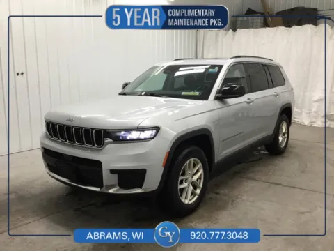 Silver 2023 Jeep Grand Cherokee L Laredo for sale in Abrams, WI