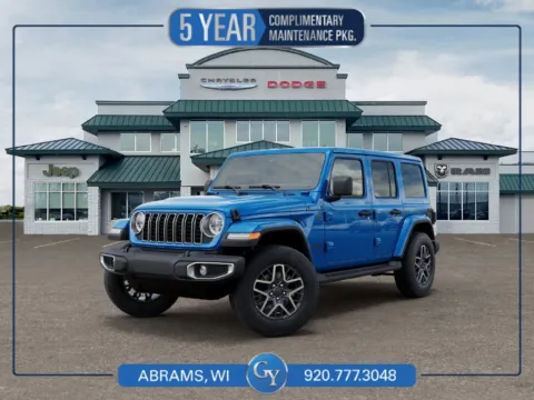 Blue 2027 Jeep Wrangler Sahara for sale in Abrams, WI