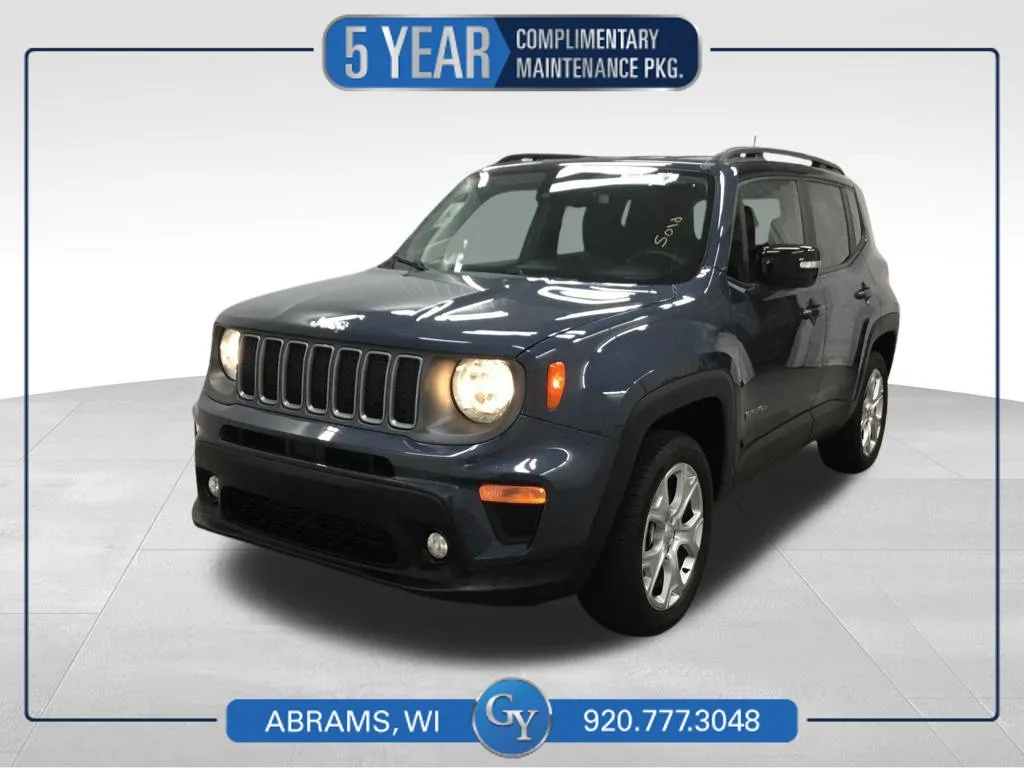 Blue 2023 Jeep Renegade Limited for sale in Abrams, WI