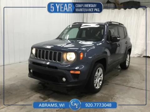 Blue 2023 Jeep Renegade Limited for sale in Abrams, WI