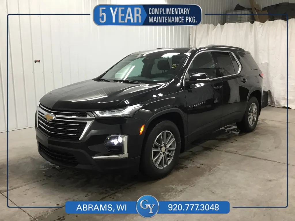Black 2023 Chevrolet Traverse LT for sale in Abrams, WI
