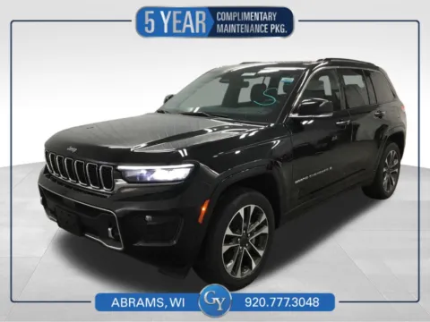 Black 2023 Jeep Grand Cherokee Overland for sale in Abrams, WI