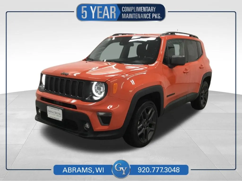 Used 2021 Jeep Renegade 80TH Edition with VIN ZACNJDB12MPM71340 for sale in Abrams, WI