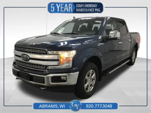 Blue 2019 Ford F-150 Lariat for sale in Abrams, WI