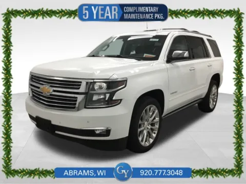 White 2019 Chevrolet Tahoe Premier for sale in Abrams, WI