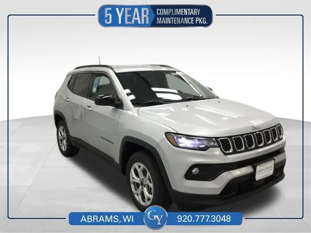 Silver 2025 Jeep Compass Latitude for sale in Abrams, WI