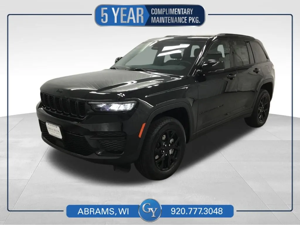Black 2025 Jeep Grand Cherokee Altitude X for sale in Abrams, WI