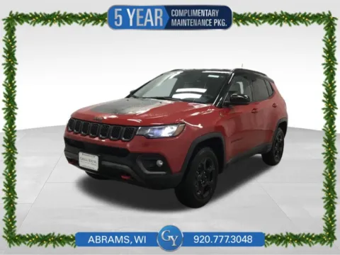 Red 2024 Jeep Compass Trailhawk for sale in Abrams, WI