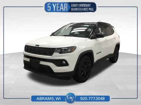 White 2022 Jeep Compass Altitude for sale in Abrams, WI