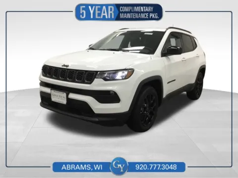 White 2026 Jeep Compass Latitude for sale in Abrams, WI