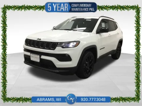 White 2026 Jeep Compass Latitude for sale in Abrams, WI