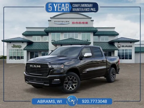 Black 2026 Ram 1500 Laramie for sale in Abrams, WI