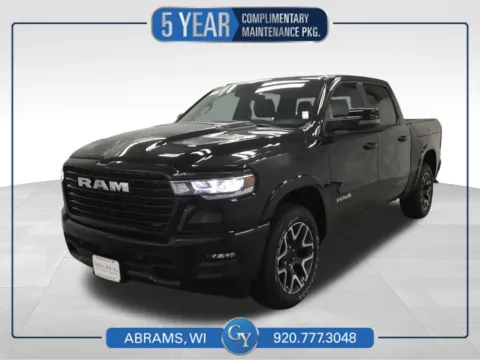 Black 2026 Ram 1500 Laramie for sale in Abrams, WI
