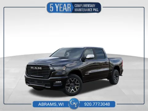 Black 2026 Ram 1500 Laramie for sale in Abrams, WI