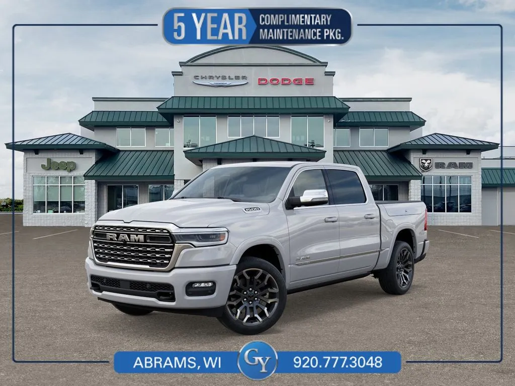 White 2026 Ram 1500 Limited for sale in Abrams, WI