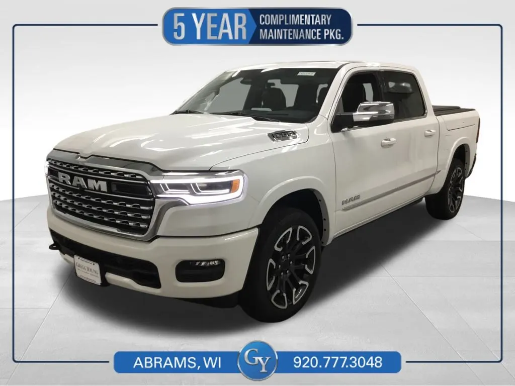 White 2026 Ram 1500 Limited for sale in Abrams, WI