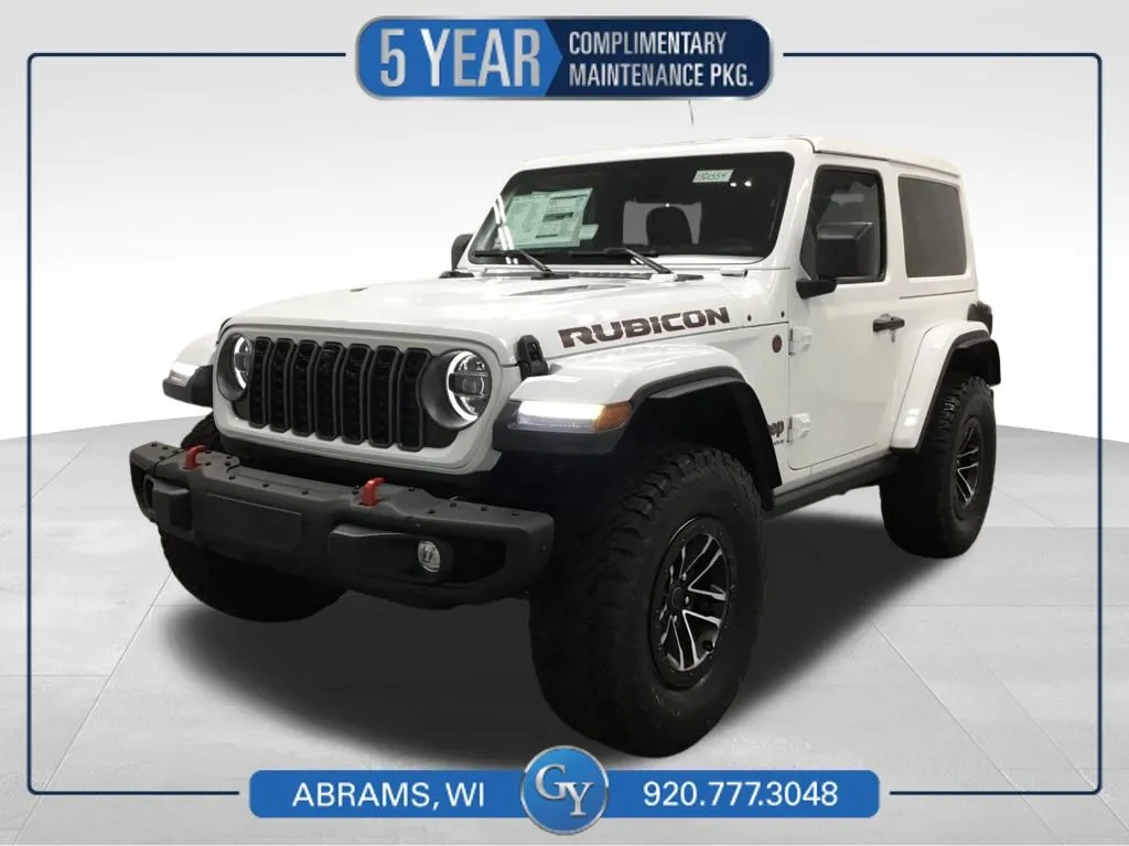 White 2026 Jeep Wrangler Rubicon X for sale in Abrams, WI