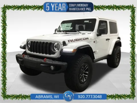 White 2026 Jeep Wrangler Rubicon X for sale in Abrams, WI