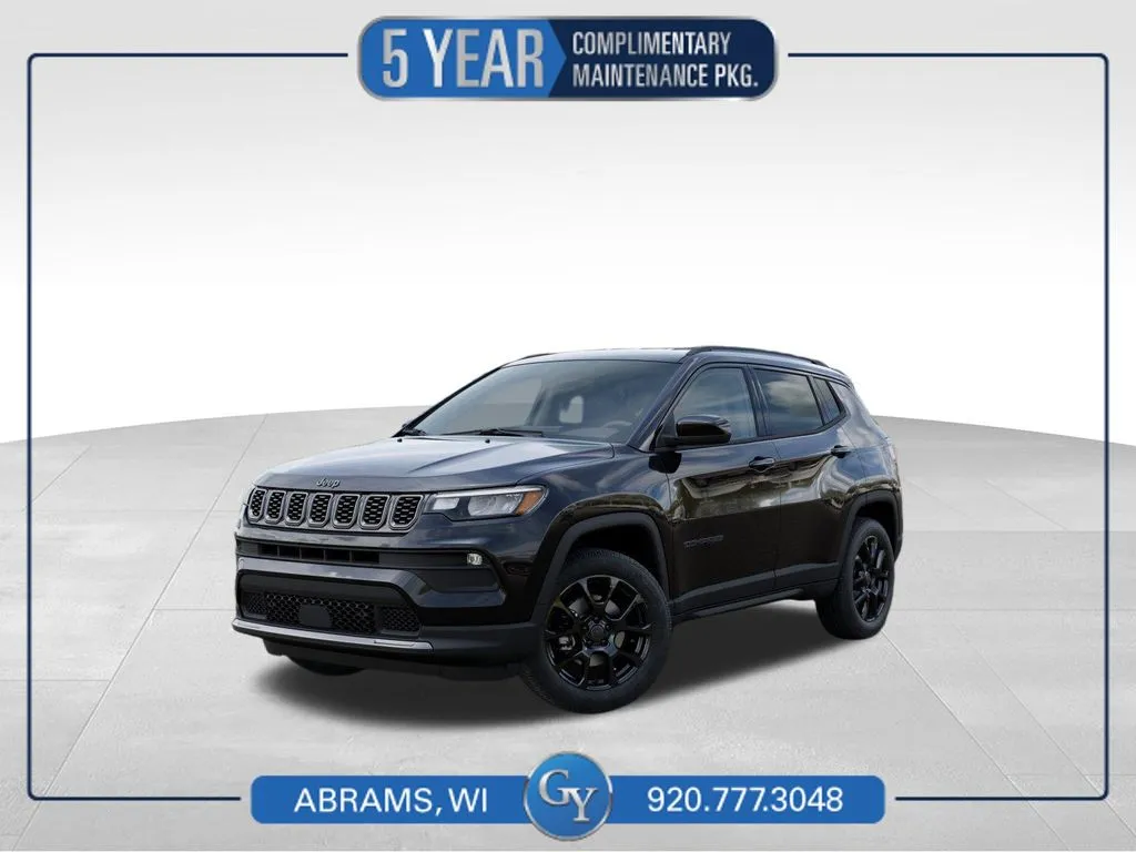 Black 2026 Jeep Compass Latitude for sale in Abrams, WI