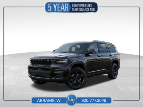 Black 2025 Jeep Grand Cherokee L Limited for sale in Abrams, WI