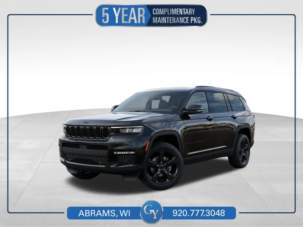 Black 2025 Jeep Grand Cherokee L Limited for sale in Abrams, WI
