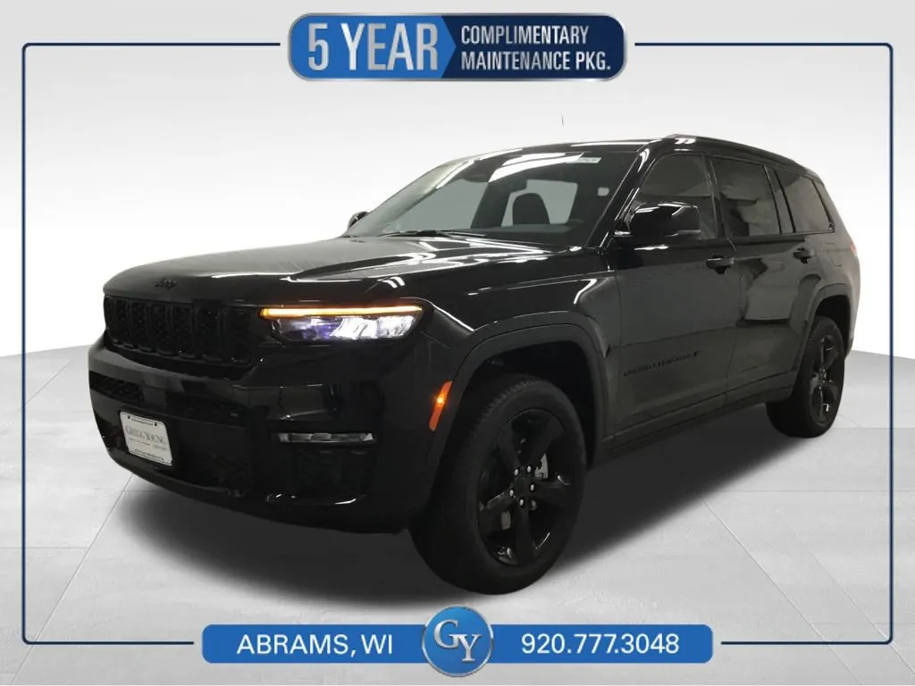 Black 2025 Jeep Grand Cherokee L Limited for sale in Abrams, WI