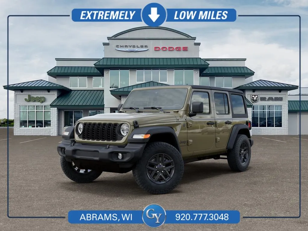 Green 2026 Jeep Wrangler Sport S for sale in Abrams, WI