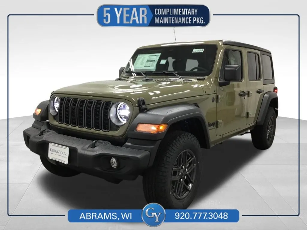 Green 2026 Jeep Wrangler Sport S for sale in Abrams, WI
