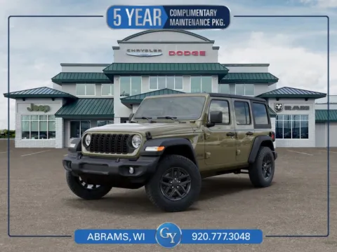 Green 2026 Jeep Wrangler Sport S for sale in Abrams, WI