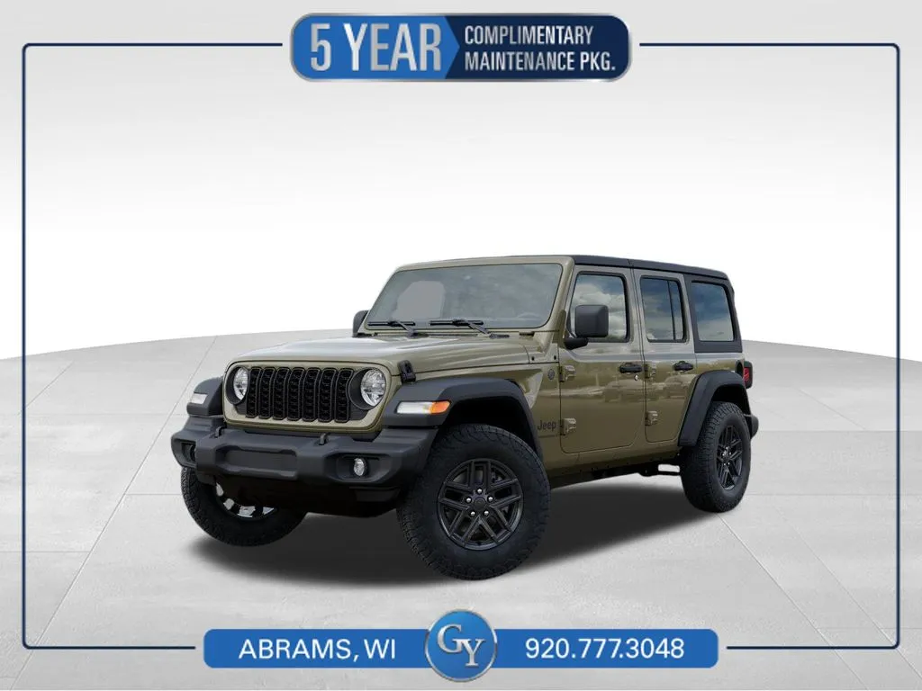 Green 2026 Jeep Wrangler Sport S for sale in Abrams, WI