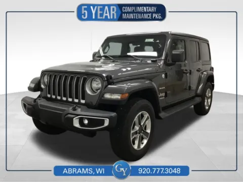 Gray 2021 Jeep Wrangler Unlimited Sahara for sale in Abrams, WI