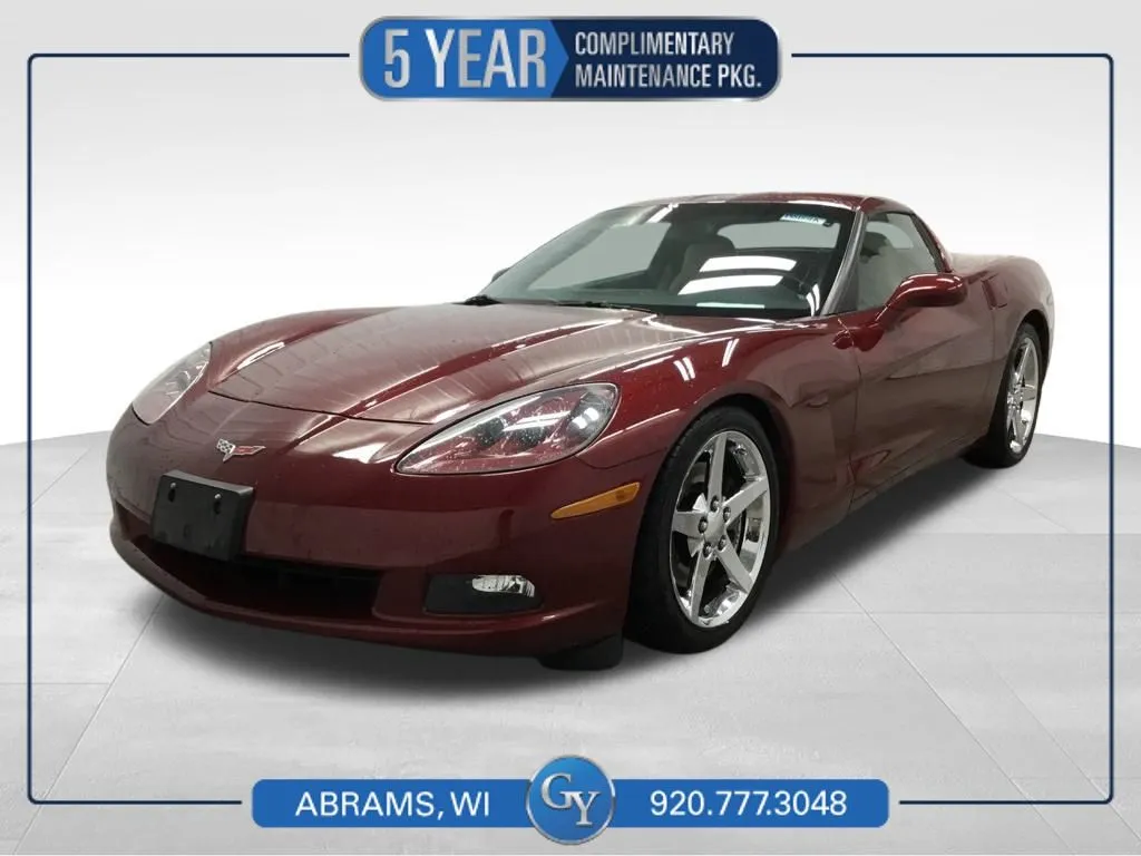 Red 2005 Chevrolet Corvette for sale in Abrams, WI