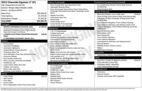 Photos of 2023 Chevrolet Equinox LT for sale in Abrams, WI at Gregg Young Abrams Chrysler Dodge Jeep Ram