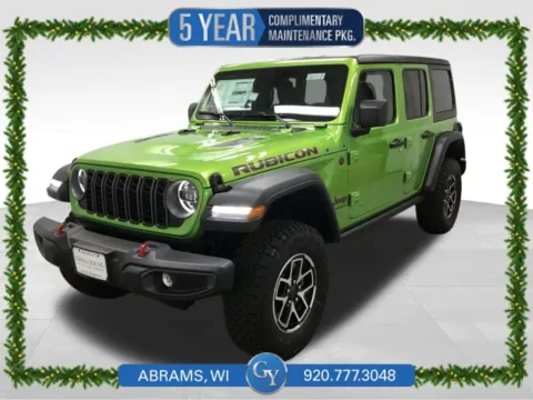 Green 2026 Jeep Wrangler Rubicon for sale in Abrams, WI
