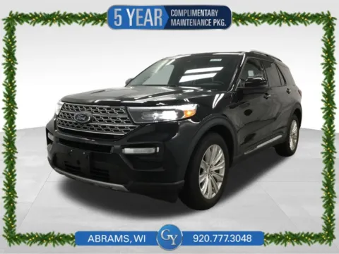 Black 2020 Ford Explorer Limited for sale in Abrams, WI