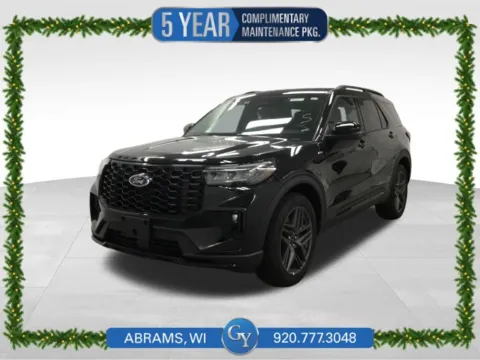 Black 2025 Ford Explorer ST-Line for sale in Abrams, WI